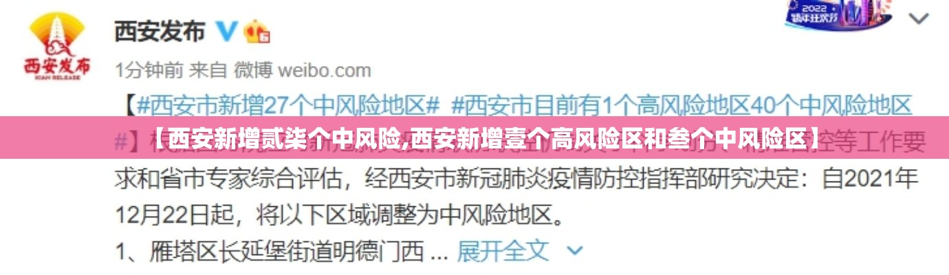 【西安新增贰柒个中风险,西安新增壹个高风险区和叁个中风险区】 【西安新增贰柒个中风险,西安新增壹个高风险区和叁个中风险区】