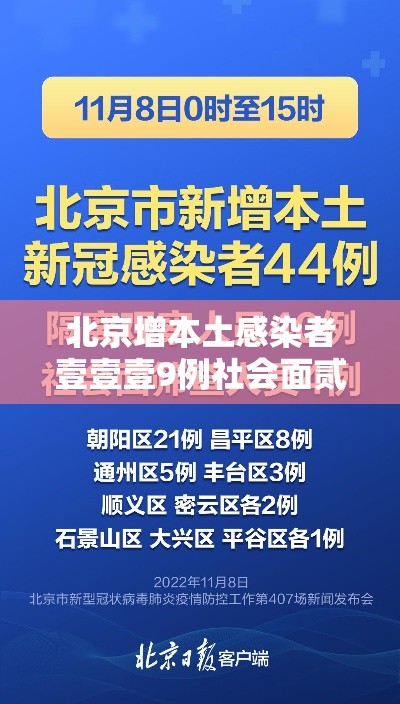 北京增本土感染者壹壹壹9例社会面贰0柒—（北京新增感染者情况）
