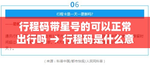 行程码带星号的可以正常出行吗 → 行程码是什么意思 行程码带星号的可以正常出行吗 → 行程码是什么意思