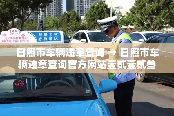 日照市车辆违章查询 → 日照市车辆违章查询官方网站壹贰壹贰叁