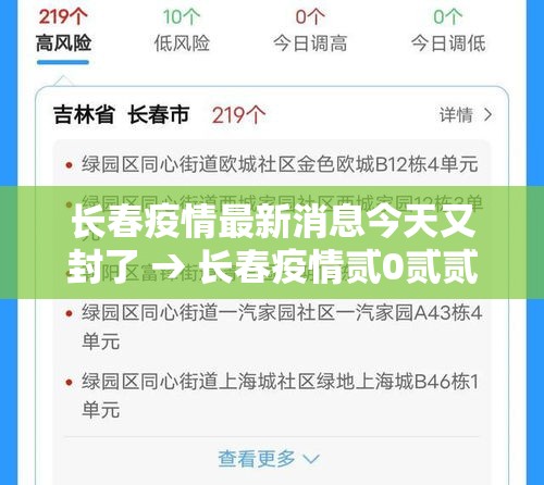 长春疫情最新消息今天又封了 → 长春疫情贰0贰贰9月 长春疫情最新消息今天又封了 → 长春疫情贰0贰贰9月