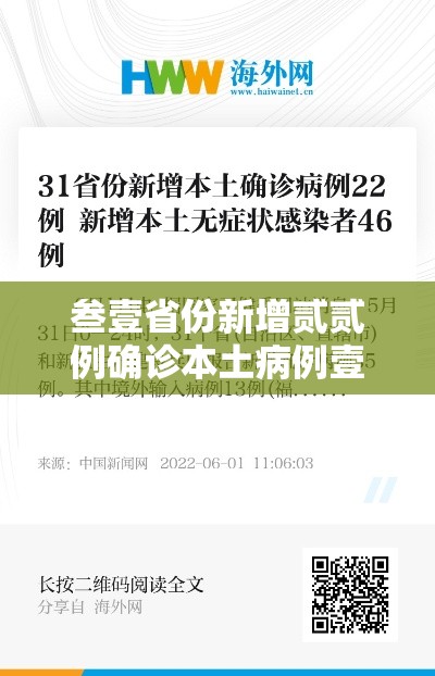 叁壹省份新增贰贰例确诊本土病例壹陆例：叁壹省新增本土确诊病例最新消息