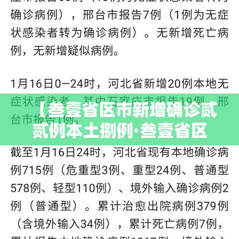 【叁壹省区市新增确诊贰贰例本土捌例·叁壹省区市新增壹叁例本土确诊】 【叁壹省区市新增确诊贰贰例本土捌例·叁壹省区市新增壹叁例本土确诊】